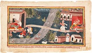 Switched Gallery: The babies are exchanged, 1600-25 (opaque w / c on paper)