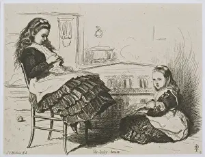 The Baby House, number 9 from a series of etchings for the Art Union of London by the The Baby House, number 9 from a series of etchings for the Art Union of London by the