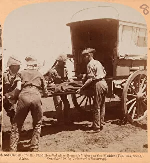 Ambulance Collection: A bad casualty for the British Field Hospital after the hard battle at the Modder (February 13), S