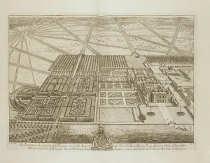 Badminton House in the County of Gloucester, engraved by Johannes Kip (c Badminton House in the County of Gloucester, engraved by Johannes Kip (c