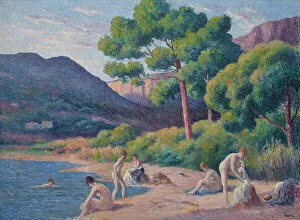 Art Style Gallery: Baigneurs a Saint-Tropez, 1903 (oil on canvas)