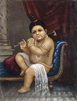 Young Boy Gallery: Bala Krishna, 1893 (oil on paper)