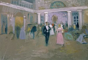 Ball at Larins, an illustration for Eugene Onegin, by Alexander Pushkin (1799-1837) Ball at Larins, an illustration for Eugene Onegin, by Alexander Pushkin (1799-1837)