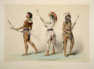Ball Players, from Catlin's North American Indian Portfolio