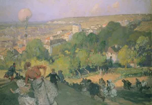Balloon Landing at Pre St-Gervais, c.1885 (oil on canvas) Balloon Landing at Pre St-Gervais, c.1885 (oil on canvas)