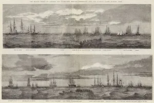 The Baltic Fleet at Anchor off Tolboukin Beacon, Cronstadt The Baltic Fleet at Anchor off Tolboukin Beacon, Cronstadt