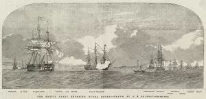 Dacre Gallery: The Baltic Fleet entering Winga Sound (engraving)