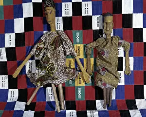 Mali Gallery: Bambara puppets used on the occasion of the festivals of Tongo, Sekou region of Mali - Coll