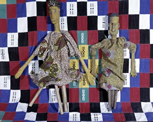 Mali Gallery: Bambara puppets used on the occasion of the festivals of Tongo, Sekou region of Mali - Coll