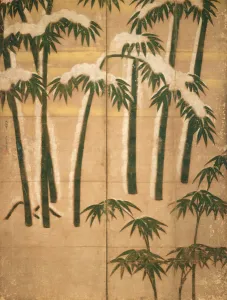 Bamboo, Momoyama Period (1568-1615) (ink on paper) Bamboo, Momoyama Period (1568-1615) (ink on paper)