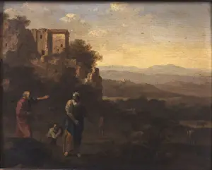 The Banishment of Hagar and Ishmael (oil on panel) The Banishment of Hagar and Ishmael (oil on panel)