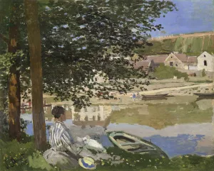 On the Bank of the Seine, Bennecourt, 1868 (oil on canvas) On the Bank of the Seine, Bennecourt, 1868 (oil on canvas)