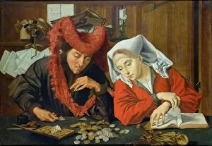 Coins Gallery: The Banker and his Wife, 1538 (oil on canvas)