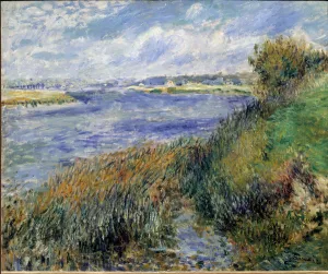 Banks of the Seine in Champrosay, 1876 - Oil on canvas Banks of the Seine in Champrosay, 1876 - Oil on canvas