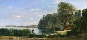 The Banks of the Seine at St.-Ouen, 1865 (oil on canvas) The Banks of the Seine at St.-Ouen, 1865 (oil on canvas)