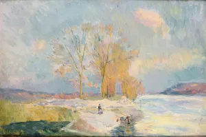 Banks of the Seine and Vernon in Winter, 1901 (oil on canvas) Banks of the Seine and Vernon in Winter, 1901 (oil on canvas)