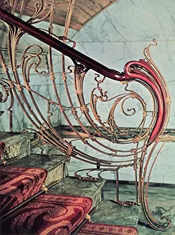 Major Town Houses of the Architect Victor Horta (Brussels) Gallery: Bannister, 1894 (photo)