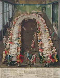 The Banquet at Casa Nani, Given in Honour of their Guest, Clemente Augusto, Elector The Banquet at Casa Nani, Given in Honour of their Guest, Clemente Augusto, Elector