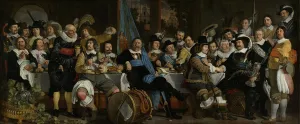 Banquet of the Crossbowmens Guild in Celebration of the Treaty of Munster, 1648 Banquet of the Crossbowmens Guild in Celebration of the Treaty of Munster, 1648