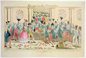 Banquet given on 1 October 1789 at the Versailles Opera House by the King's bodyguards Banquet given on 1 October 1789 at the Versailles Opera House by the King's bodyguards