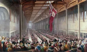 The Banquet given on the Occasion of the Opening of the Grainger Market The Banquet given on the Occasion of the Opening of the Grainger Market