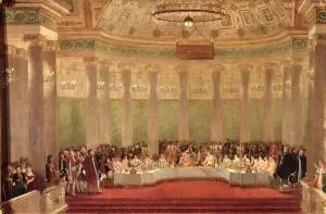 The Banquet for the Marriage of Napoleon Bonaparte (1769-1821) and Marie-Louise de The Banquet for the Marriage of Napoleon Bonaparte (1769-1821) and Marie-Louise de