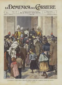 Impoverished Gallery: A Banquet To A Thousand Poor People Of Rome For The Jubilee Of Leo XIII