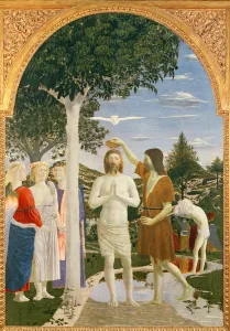 Baptism of Christ, 1450 (egg tempera on panel) Baptism of Christ, 1450 (egg tempera on panel)