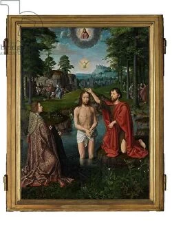 Hieronymus Bosch Gallery: The Baptism of Christ, c.1502-08 (oil on panel)