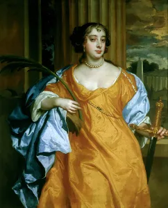 Barbara Villiers, Duchess of Cleveland as St. Catherine of Alexandria, c.1665-70 Barbara Villiers, Duchess of Cleveland as St. Catherine of Alexandria, c.1665-70