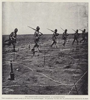 The barbed-wire entanglements at Magersfontein (b/w photo) The barbed-wire entanglements at Magersfontein (b/w photo)