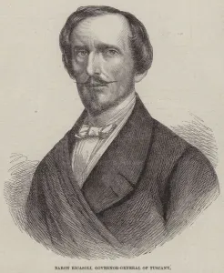 Baron Ricasoli, Governor-General of Tuscany (engraving) Baron Ricasoli, Governor-General of Tuscany (engraving)