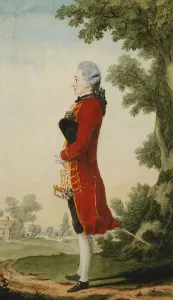 The Baron de Talleyrand, in a Landscape, (black lead, red chalk, watercolour) The Baron de Talleyrand, in a Landscape, (black lead, red chalk, watercolour)