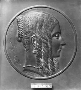 Baronne de Forget, born Lavalette, 1847 (bronze) Baronne de Forget, born Lavalette, 1847 (bronze)
