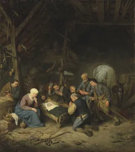 Baroque : The Adoration of the Shepherds par Ostade, Adriaen Jansz, van (1610-1685), 1667 Baroque : The Adoration of the Shepherds par Ostade, Adriaen Jansz, van (1610-1685), 1667