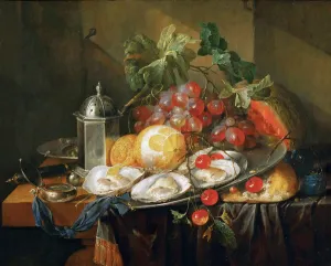 Baroque : Nature morte de petit dejeuner - Breakfast Still Life par Heem, Jan Davidsz Baroque : Nature morte de petit dejeuner - Breakfast Still Life par Heem, Jan Davidsz
