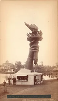 Bartholdi's 'Liberty'- Hand and Torch, Centennial Exhibition, Philadelphia Bartholdi's 'Liberty'- Hand and Torch, Centennial Exhibition, Philadelphia