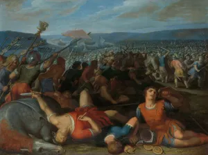 The Batavians Defeating the Romans on the Rhine, 1600-13 (oil on panel) The Batavians Defeating the Romans on the Rhine, 1600-13 (oil on panel)