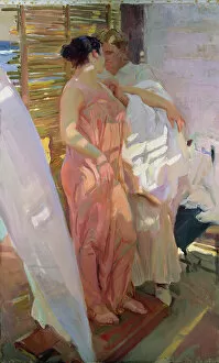 After the Bath, 1916 (oil on canvas)