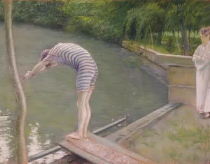 The Bather, or The Diver, 1877 (oil on canvas) The Bather, or The Diver, 1877 (oil on canvas)