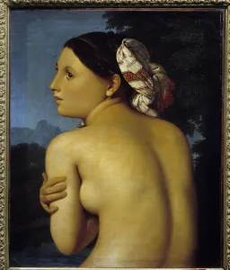 The bather. Painting by Jean Auguste Dominique Ingres (1780-1867), 1807. Oil on canvas The bather. Painting by Jean Auguste Dominique Ingres (1780-1867), 1807. Oil on canvas