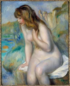 Bather Painting by Pierre Auguste Renoir (1841-1919) 1892 Private collection Bather Painting by Pierre Auguste Renoir (1841-1919) 1892 Private collection