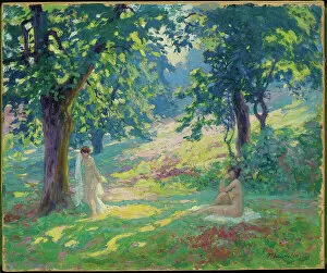 Oil Paintings Collection: Bathers, 1914 (oil on canvas)