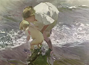 Paddling Gallery: Bathing on the Beach, 1908 (oil on canvas)