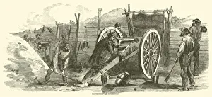 Battery before Petersburg, June 1864 (engraving) Battery before Petersburg, June 1864 (engraving)