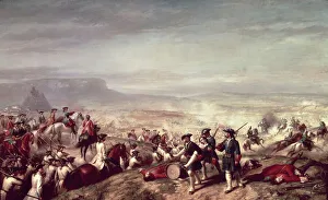 Medical Science Gallery: Battle of Almansa between the troops of Philip V (1683-1746)