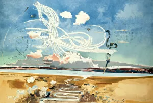 Paul Nash Gallery: Battle of Britain, 1941 (colour litho)