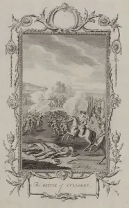 Battle Of Culloden Gallery: The Battle of Culloden, 1746 (engraving)