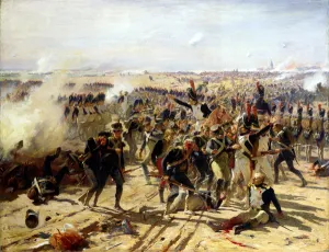 The Battle of Essling, May 1809 (oil on canvas) The Battle of Essling, May 1809 (oil on canvas)
