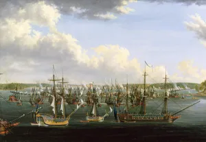 The Battle at Fredrikshamn, 15 May 1790 (oil on canvas) The Battle at Fredrikshamn, 15 May 1790 (oil on canvas)